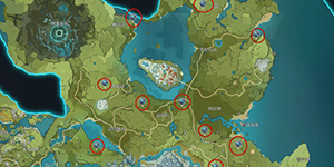 原神蒙德地灵龛位置分布图一览