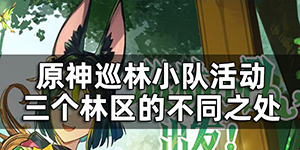 原神巡林小队攻略详情