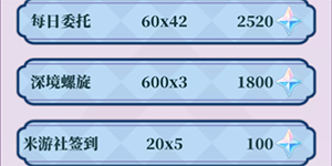 原神3.3版本总共可以获得多少原石