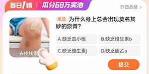 为什么身上总会出现莫名其妙的淤青