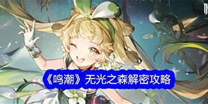鸣潮无光之森解密怎么通过