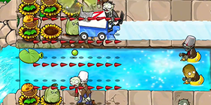 植物大战僵尸杂交版豌豆炮3怎么过