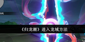 归龙潮怎么进入龙域